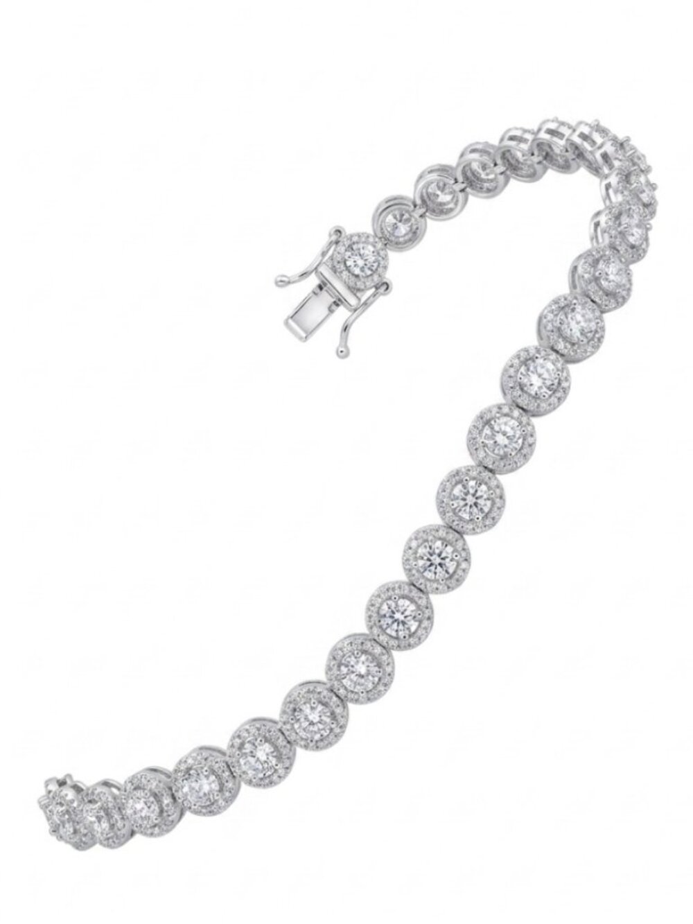 925 silver lady fancy bracelet 7"